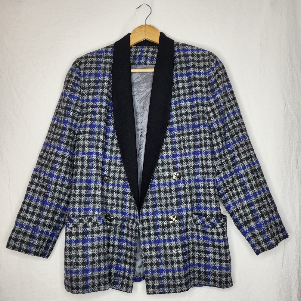 Gingham Blazer